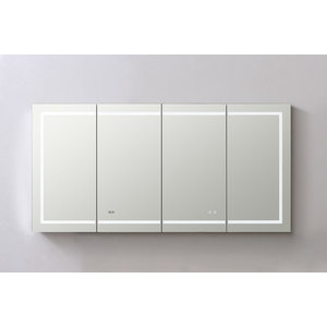 Led Mirror Medicine Cabinet With Defogger Dimmer S Usb Ports Modern Cabinets By Blossom Kitchen Bath Supply Houzz Led Mirror Medicine Cabinet With, Lighted Medicine Cabinet With Defogger