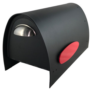 Spira Medium Postbox in Black