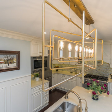 Painted White Kitchen Cabinets