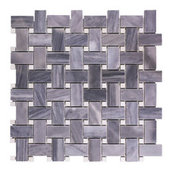 Marble Basket Italy Grey - Mosaic Tile