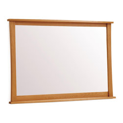 Copeland Cherry Wood Large Wall Mirror - Wall Mirrors