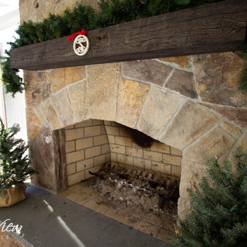 Double Sided Fireplace