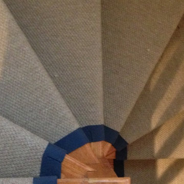 Custom Curved Wide Binding Sisal Runners