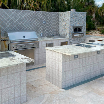 Outdoor BBQ Granite top