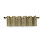 Versailles Bamboo Wood Valance With Grommets, Driftwood