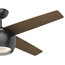 Casablanca 54" Valby Ceiling Fan With Light Kit & Wall Control, Matte Black