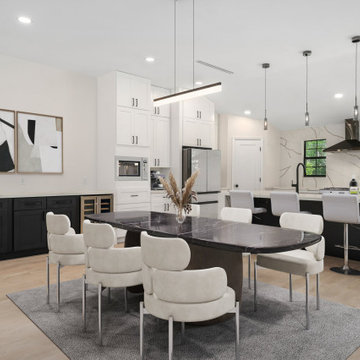 Modern Luxury Kitchen Remodel Houston - Open Floor Plan + High-End Finishes