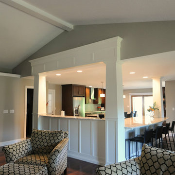 Expanded Transitional Kitchen