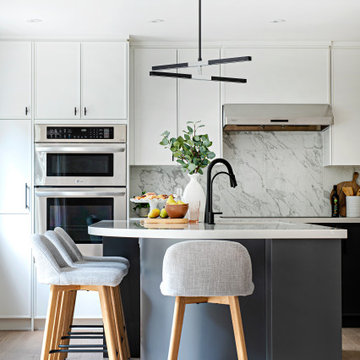 Scandinavian Mid Modern Family Kitchen