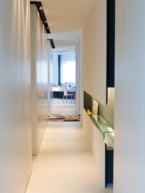 Hallway and Landing Design Ideas, Renovations & Photos with Lino Flooring