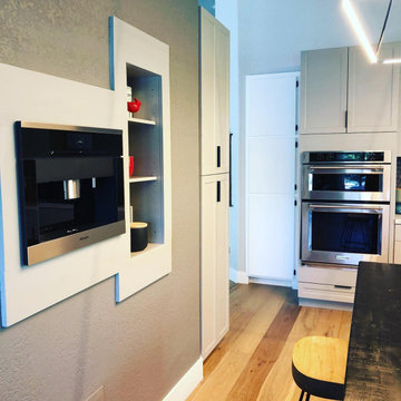 Built-In Miele Coffee System Shelving