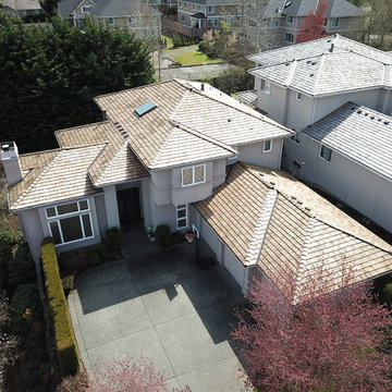 After Photo: Heavy CCA Treated Resawn Cedar Shakes - Bellevue, WA