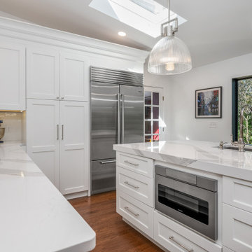 Transitional White Kitchen Remodel Penn Valley, PA