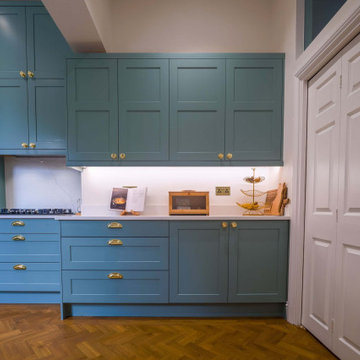 Blue Shaker Kitchen in Mickleover