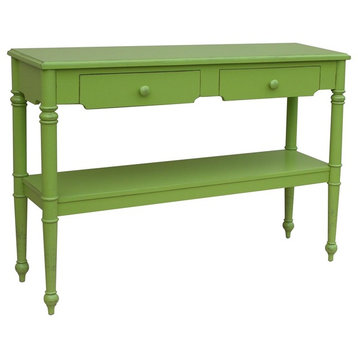 Console Table TRADE WINDS PROVENCE Traditional Antique Painted Apple