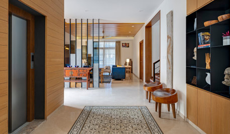 Bangalore Houzz: Earthy Elements Define This Contemporary House