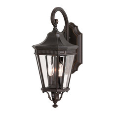 2-Light Wall Lantern, Grecian Bronze