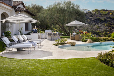 Tuscan pool photo in San Diego