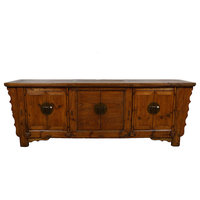 Consigned Antique Chinese Rustic Long Sideboard/Buffet Table, Credenza