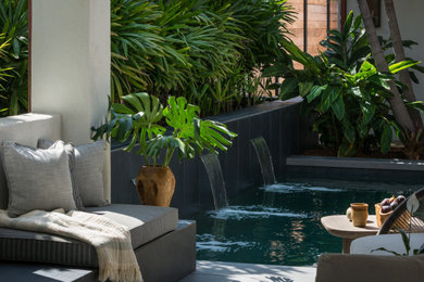 Small trendy home design photo in San Diego