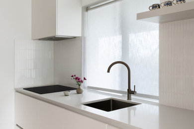 Beach style kitchen in Perth.