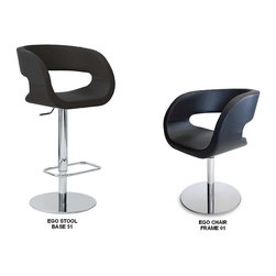 Ego Barstool with Matching Ego Chair - Bar Stools and Kitchen Stools