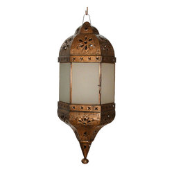 Mexican Tin and Glass Lighting - Pendant Lighting
