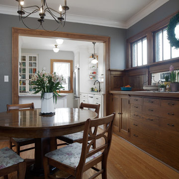 Project 3435-1 Plaid Wallpaper Kitchen Remodel Ford Pkwy St. Paul