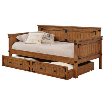 Coaster Rustic Honey Daybed 81x43.75x37.75 Inch