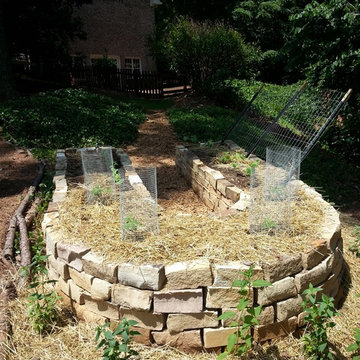 Rock Raised Veggie Garden Bed