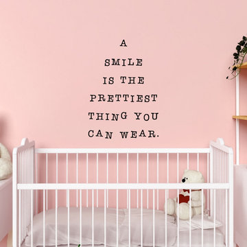 A smile is the prettiest thing you can wear