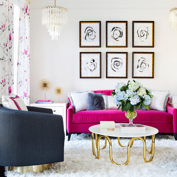 Erika Bonnell Interiors - Oakton Living Room