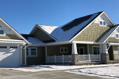 Inspiration for an exterior home remodel in Omaha