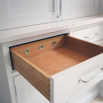 East Molesey - Grand hand made beaded in-frame shaker kitchen