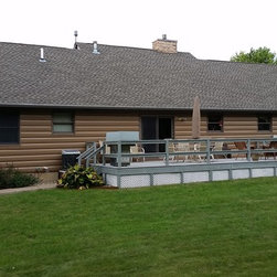 TruLog Install in Lacon, IL - Siding And Stone Veneer