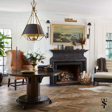 Country Club - french tudor renovation featured in Traditional Home magazine