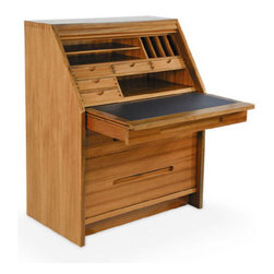 Marsden Secretary / Roll-Top Desk - Desks And Hutches