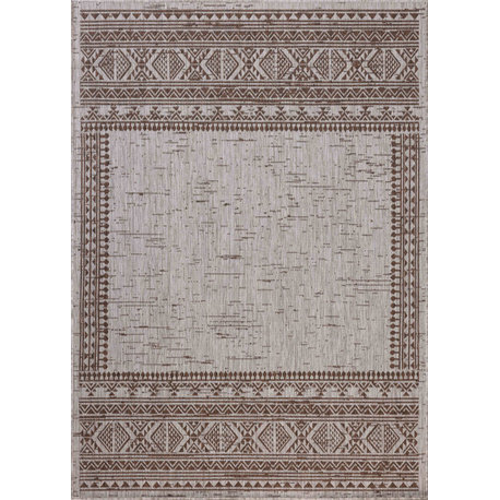 Loloi Easton Coffee / Dove 2'-3" x 3'-9" Accent Rug