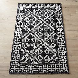 Montage Mosaic Tile Rug | CB2 - Area Rugs