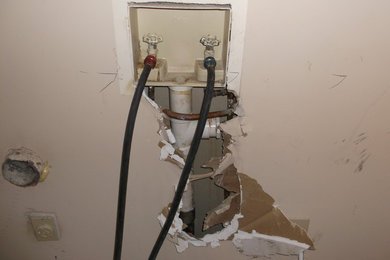 Mold and water damage caused by small leak