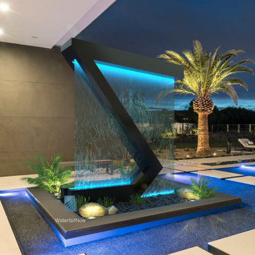Custom Waterfalls Waterwalls Fountains Reflecting Pools Bubblers Water Features