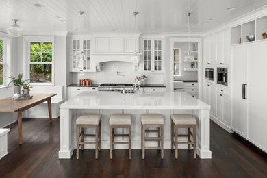 Kitchen - coastal kitchen idea in Austin