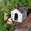 Dog House with Dog for Miniature Garden, Fairy Garden