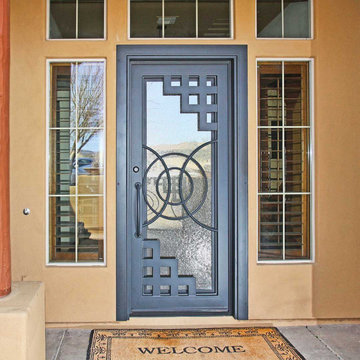Nouveau Iron Entry Door