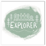 Designs Direct Creative Group - Little Explorer 12x12 Canvas Wall Art - Instant charm, refresh your space with a unique piece of artwork that has been designed, printed, and assembled in the USA. Digitally printed on demand with custom-developed inks, this design displays vibrant colors proven not to fade over extended periods of time. The result is a stunning piece of wall art you will love.