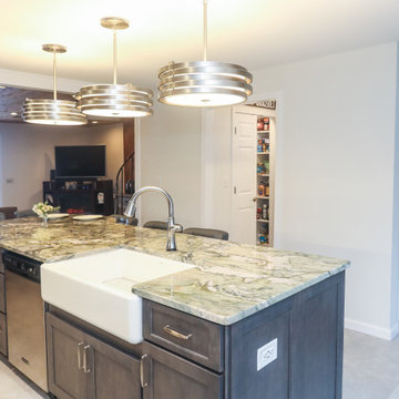Gainesville Lake Home Remodeling - Kitchen, Butler's Pantry & Laundry