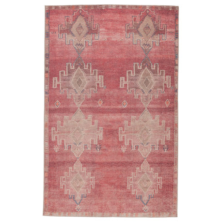 Vibe by Jaipur Living Evadne Medallion Pink/Blue Rug, 7'6"x9'6"