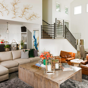 Transitional Open Concept Retreat