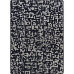 Joy Carpets - Joy Carpets WorkSpace Block Print Area Rug, Onyx, 5'4" X 7'8" - If you're looking for something extraordinary for a distinctive interior space, fill the void with this uniquely designed, specialty area rug.  This rug expresses personal style and will maintain its original beauty in even the most active environments.