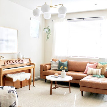 Transitional Living Room